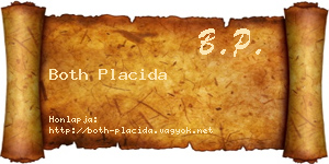 Both Placida névjegykártya
